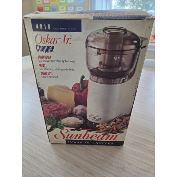 Sunbeam Oskar Jr. Chopper Plus - Compact & Powerful Food Processor - Picture 7 of 7